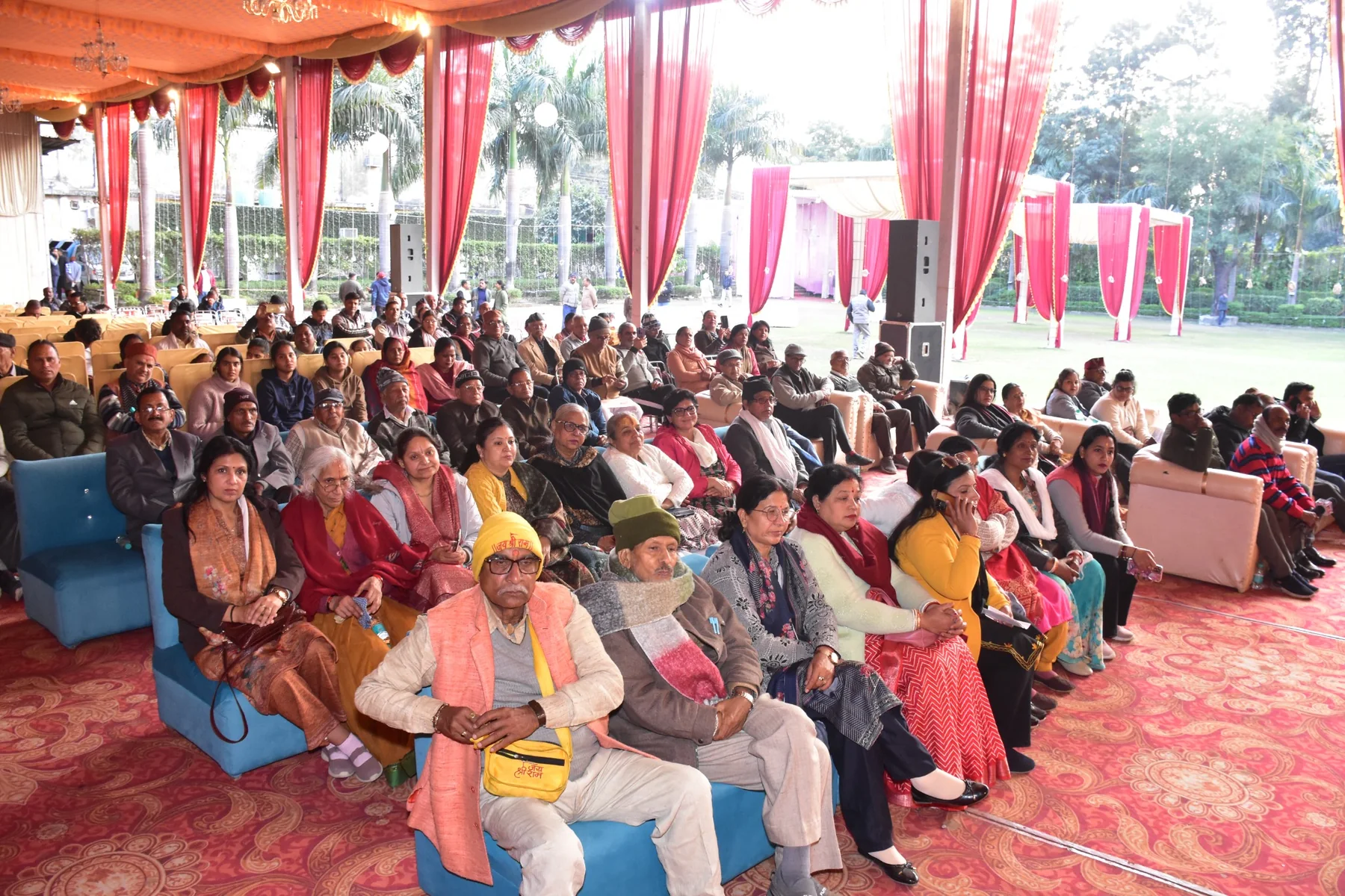 Audience during the programme